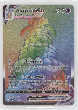 2021 Pokémon Sword & Shield - Shining Fates - [Base] #073 - Rainbow - Alcremie VMAX