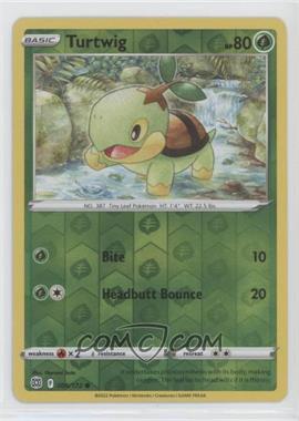 2022 Pokémon Sword & Shield - Brilliant Stars - [Base] - Reverse Foil #006 - Turtwig [EX to NM]