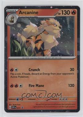 2023-Current Pokémon Scarlet & Violet - SVP Black Star - Promos #011 - Arcanine