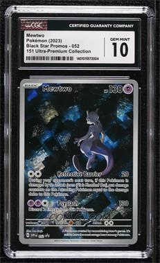 2023-Current Pokémon Scarlet & Violet - SVP Black Star - Promos #052 - Mewtwo [CGC 10 Gem Mint]