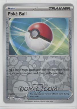 2023 Pokemon Scarlet & Violet - (SV1EN) - [Base] - Reverse Foil #185 - Poké Ball