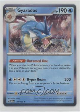 2023 Pokemon Scarlet & Violet - 151 (MEWEN) - [Base] #130 - Gyarados