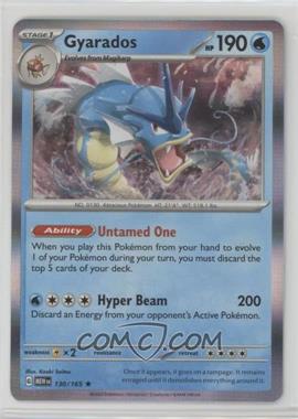 2023 Pokemon Scarlet & Violet - 151 (MEWEN) - [Base] #130 - Gyarados