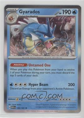 2023 Pokemon Scarlet & Violet - 151 (MEWEN) - [Base] #130 - Gyarados