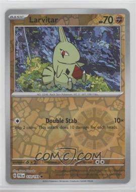 2023 Pokemon Scarlet & Violet - Paldea Evolved - [Base] - Reverse Foil #110 - Larvitar