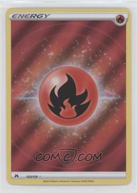2023 Pokémon Sword & Shield - Crown Zenith - [Base] #153 - Ultra Rare - Fire Energy