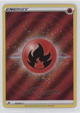2023 Pokémon Sword & Shield - Crown Zenith - [Base] #153 - Ultra Rare - Fire Energy