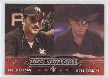 2006 Razor Poker - [Base] #55 - Mike Matusow, Hoyt Corkins