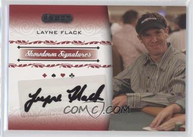2007 Razor Poker - Showdown Signatures #SS-11 - Layne Flack