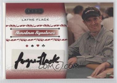 2007 Razor Poker - Showdown Signatures #SS-11 - Layne Flack