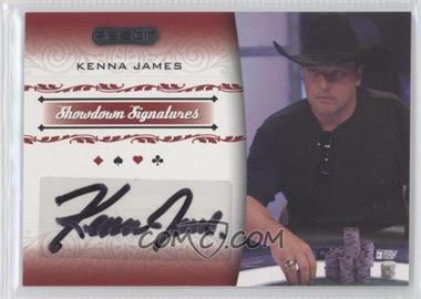 2007 Razor Poker - Showdown Signatures #SS-19 - Kenna James