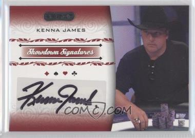 2007 Razor Poker - Showdown Signatures #SS-19 - Kenna James