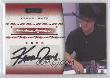 2007 Razor Poker - Showdown Signatures #SS-19 - Kenna James