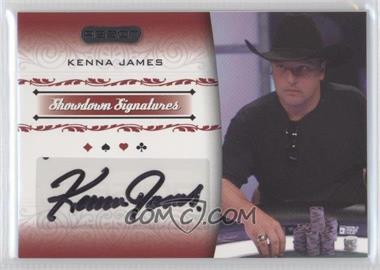 2007 Razor Poker - Showdown Signatures #SS-19 - Kenna James