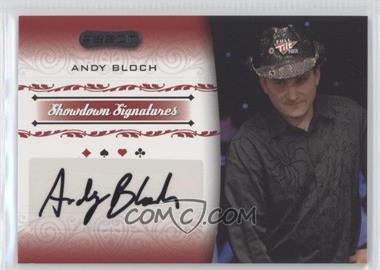 2007 Razor Poker - Showdown Signatures #SS-2 - Andy Bloch
