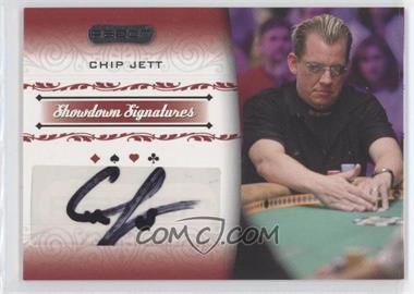 2007 Razor Poker - Showdown Signatures #SS-20 - Chip Jett