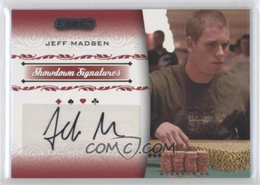 2007 Razor Poker - Showdown Signatures #SS-26 - Jeff Madsen