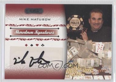 2007 Razor Poker - Showdown Signatures #SS-28 - Mike Matusow
