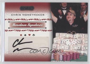 2007 Razor Poker - Showdown Signatures #SS-31 - Chris Moneymaker