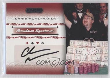 2007 Razor Poker - Showdown Signatures #SS-31 - Chris Moneymaker
