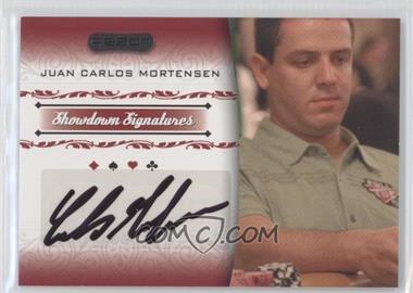 2007 Razor Poker - Showdown Signatures #SS-32 - Juan Carlos Mortensen