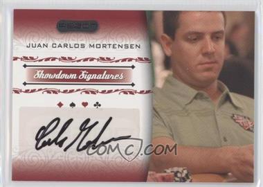 2007 Razor Poker - Showdown Signatures #SS-32 - Juan Carlos Mortensen