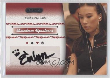 2007 Razor Poker - Showdown Signatures #SS-34 - Evelyn Ng