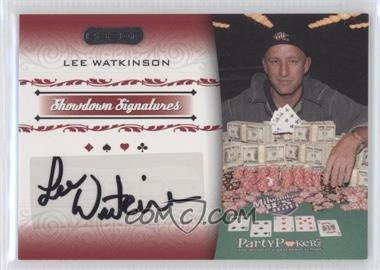2007 Razor Poker - Showdown Signatures #SS-45 - Lee Watkinson
