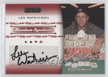 2007 Razor Poker - Showdown Signatures #SS-45 - Lee Watkinson