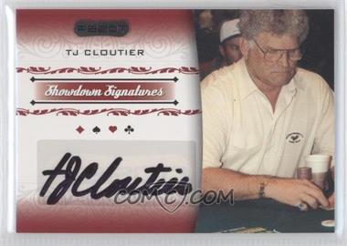 2007 Razor Poker - Showdown Signatures #SS-5 - Tj Cloutier