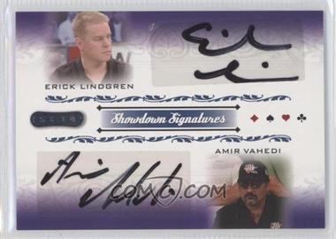 2007 Razor Poker - Showdown Signatures #SS-51 - Erick Lindgren, Amir Vahedi