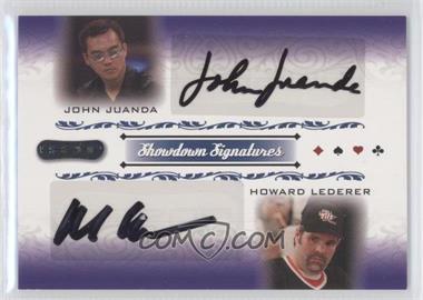 2007 Razor Poker - Showdown Signatures #SS-52 - John Juanda, Howard Lederer