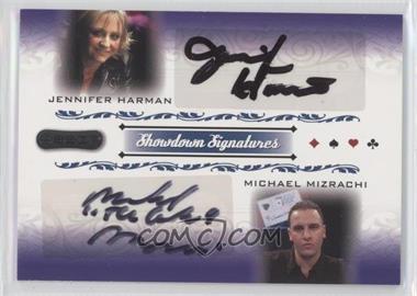 2007 Razor Poker - Showdown Signatures #SS-58 - Jennifer Harman, Michael Mizrachi