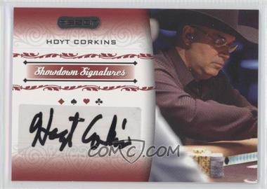 2007 Razor Poker - Showdown Signatures #SS-6 - Hoyt Corkins