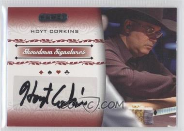 2007 Razor Poker - Showdown Signatures #SS-6 - Hoyt Corkins