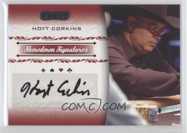 2007 Razor Poker - Showdown Signatures #SS-6 - Hoyt Corkins