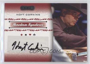 2007 Razor Poker - Showdown Signatures #SS-6 - Hoyt Corkins