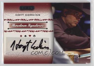 2007 Razor Poker - Showdown Signatures #SS-6 - Hoyt Corkins