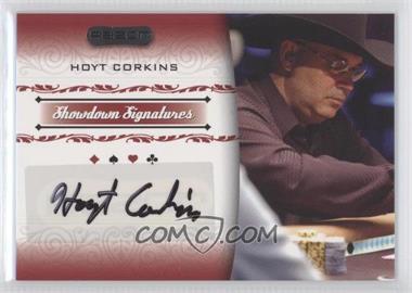 2007 Razor Poker - Showdown Signatures #SS-6 - Hoyt Corkins