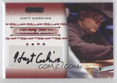 2007 Razor Poker - Showdown Signatures #SS-6 - Hoyt Corkins