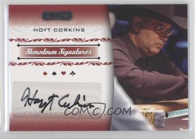 2007 Razor Poker - Showdown Signatures #SS-6 - Hoyt Corkins