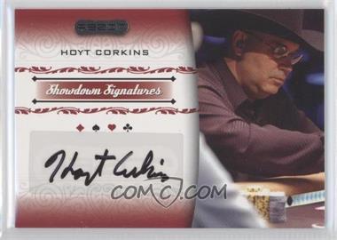 2007 Razor Poker - Showdown Signatures #SS-6 - Hoyt Corkins