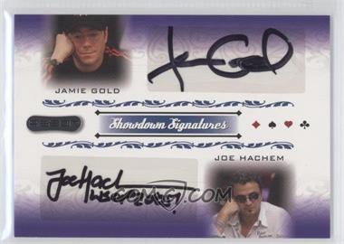 2007 Razor Poker - Showdown Signatures #SS-61 - Jamie Gold, Joe Hachem