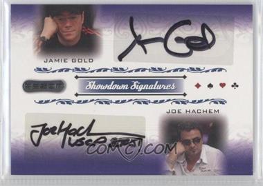 2007 Razor Poker - Showdown Signatures #SS-61 - Jamie Gold, Joe Hachem