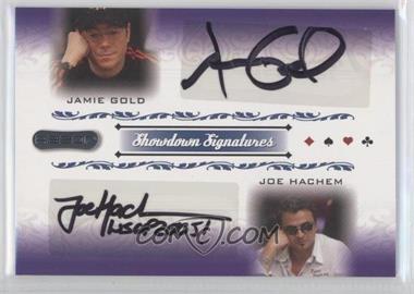 2007 Razor Poker - Showdown Signatures #SS-61 - Jamie Gold, Joe Hachem