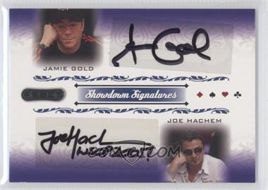 2007 Razor Poker - Showdown Signatures #SS-61 - Jamie Gold, Joe Hachem