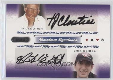 2007 Razor Poker - Showdown Signatures #SS-64 - Tj Cloutier, Erik Seidel