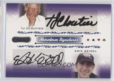 2007 Razor Poker - Showdown Signatures #SS-64 - Tj Cloutier, Erik Seidel