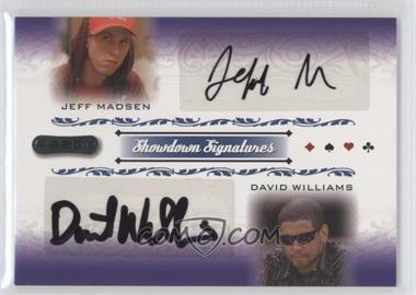 2007 Razor Poker - Showdown Signatures #SS-66 - Jeff Madsen, David Williams