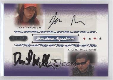 2007 Razor Poker - Showdown Signatures #SS-66 - Jeff Madsen, David Williams